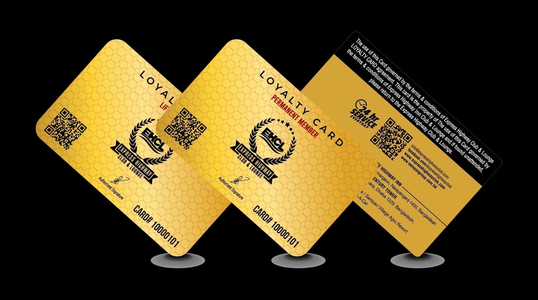 Express Highway Inn Membership Card